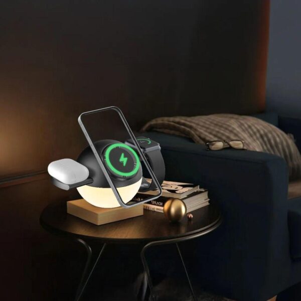 Porodo Orbix 3 - In - 1 Wireless Charger With Adjustable Ambient Light - Eufy iraq
