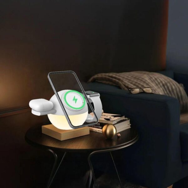 Porodo Orbix 3 - In - 1 Wireless Charger With Adjustable Ambient Light - Eufy iraq