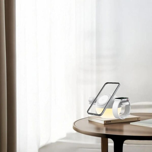 Porodo Orbix 3 - In - 1 Wireless Charger With Adjustable Ambient Light - Eufy iraq