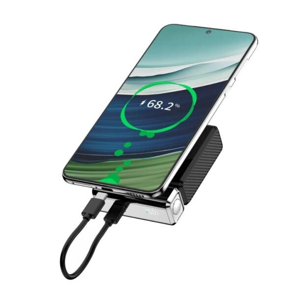 Porodo Power Bank 10000mAh/7.7V/38.5Wh (2pcs battery cells) – Black - Eufy iraq