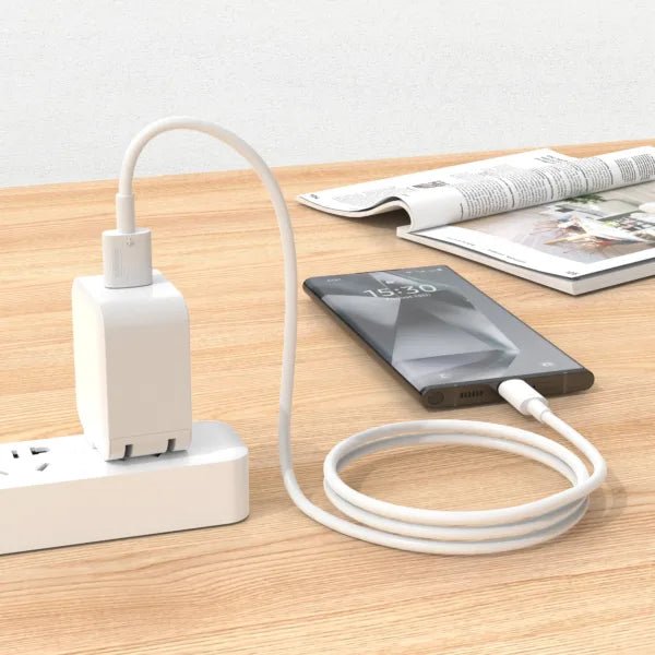 Porodo USB A to C PVC Cable 3m – White - Eufy iraq