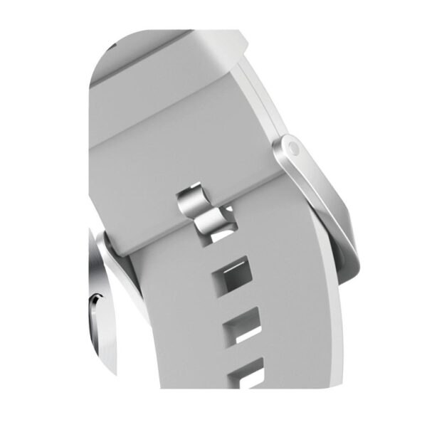 Porodo Zebro Smart Watch Silver dial + Grey Silicon Strap & Silver Metal starp - Eufy iraq