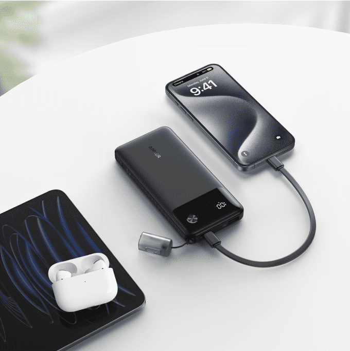 Powercore Power bank 10000mAh 22.5W Portable Charger with USB C Cable - Eufy iraq