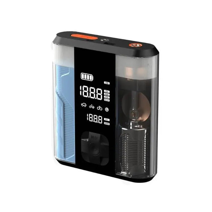 Powerology 8800mAh Multi Functional Jump Starter with Tire Inflator – Transparent - Eufy iraq