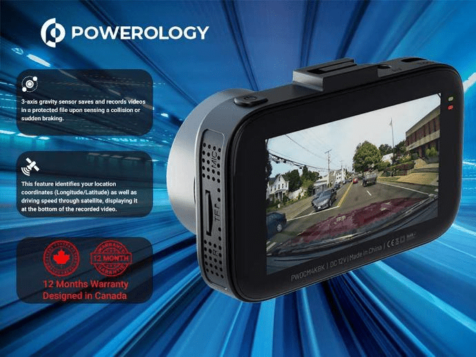 Powerology Dash Camera Full HD 1080P – Black - Eufy iraq
