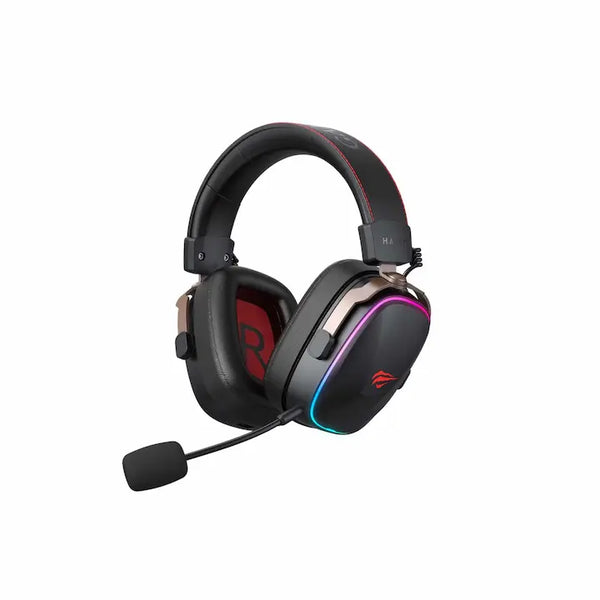 Havit H2039BG Gaming Headphone BT & Wired 3.5 mm Jack RBG Strip (سماعة العاب)
