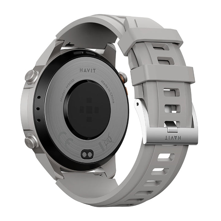 ساعة Havit M9059 الذكية ( AMOLED Smart Watch) شاشة AMOLED دائرية، 5ATM مقاومة للماء، GPS Tracking ، وبطارية 500mAh - Eufy iraq