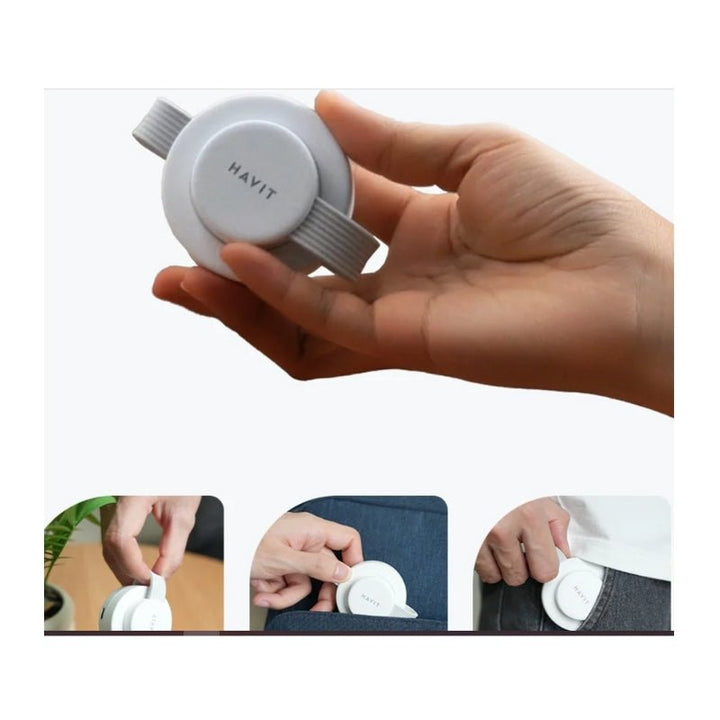 شاحن هافيت اللاسلكي القابل للطي (Havit) - الموديل W3105 شاحن سفر 3 في 1: اشحن هاتفك، ساعتك، وسماعاتك في آن واحد - Eufy iraq