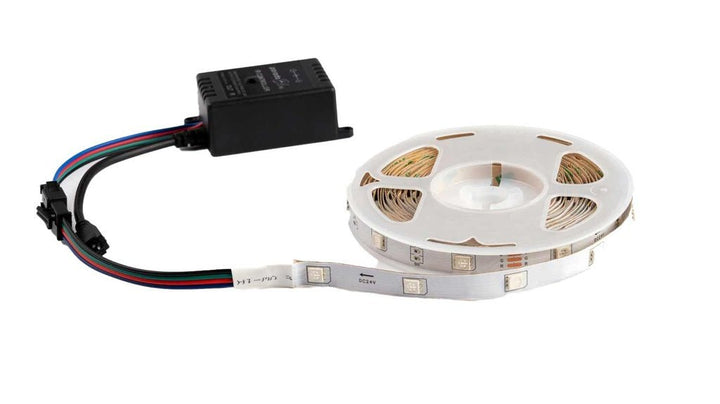 شريط إضاءة RGB تفاعلي مع الصوت من بورودو | 5 متر | ريموت 44 زر Porodo Blue Sound Reactive RGB LED Strip Light | 16.4 Ft | 44 - Key Remote - Eufy iraq