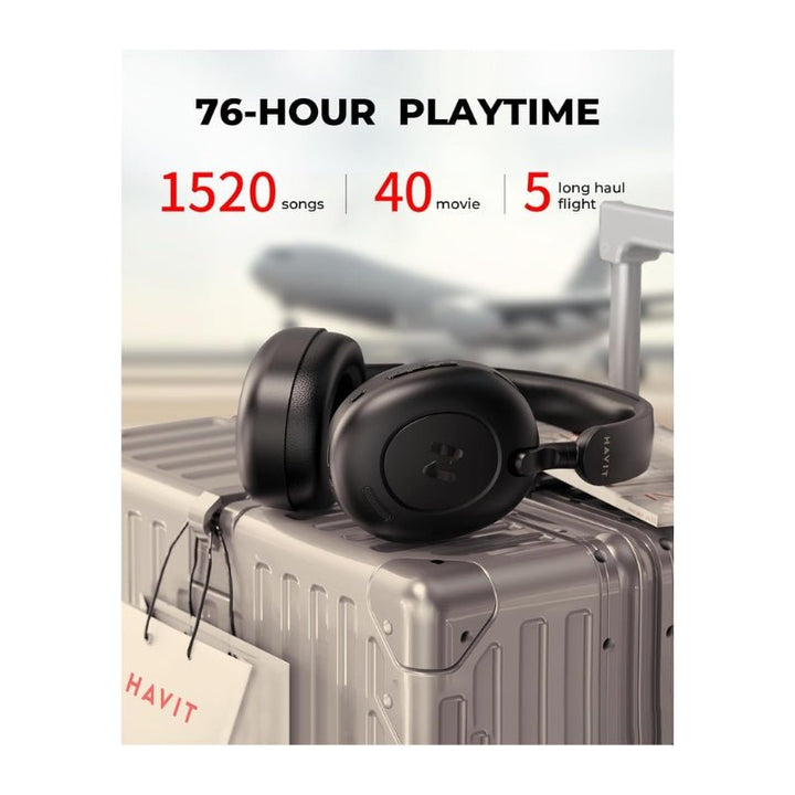 سماعة الرأس Havit H655BT اللاسلكية الهجينة (Hybrid Wireless Headset) - Eufy iraq