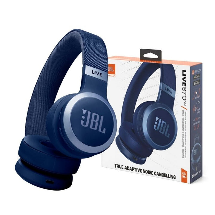 سماعة JBL Live 670NC (True Adaptive Noise Cancelling) تصميم فوق الأذن ( On - Ear ) - Eufy iraq