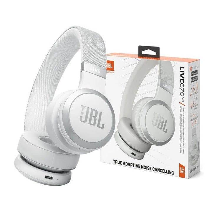 سماعة JBL Live 670NC (True Adaptive Noise Cancelling) تصميم فوق الأذن ( On - Ear ) - Eufy iraq