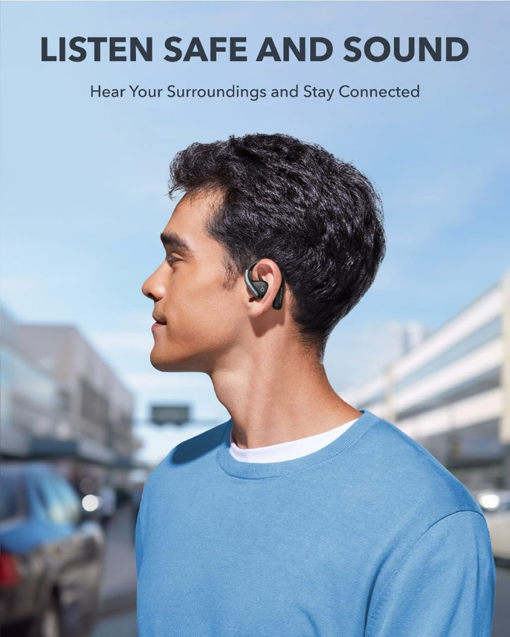 soundcore by Anker, AeroFit Open - Ear Headphones, Ultra Comfort, Snug Fit, Ergonomic Ear Hook - Eufy iraq