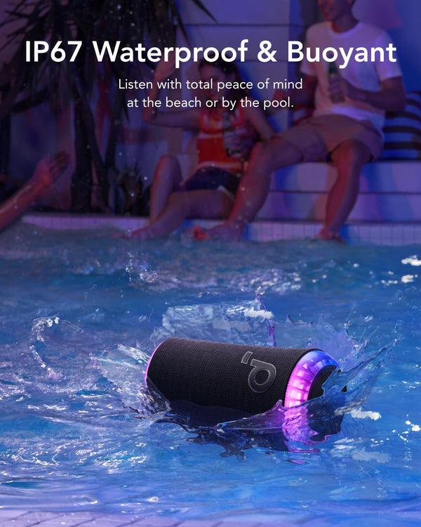 Soundcore Glow Portable Speaker with 30W 360° Sound, Synchronized Radiant Light - Eufy iraq