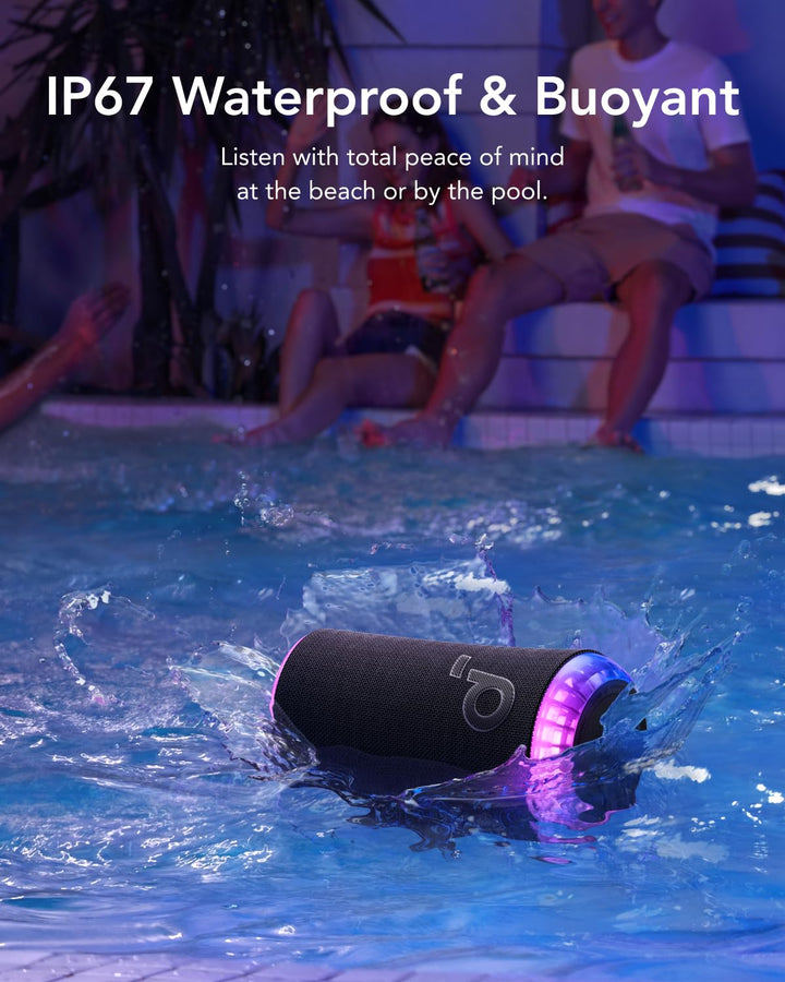 Soundcore Glow Portable Speaker with 30W 360° Sound, Synchronized Radiant Light - Eufy iraq