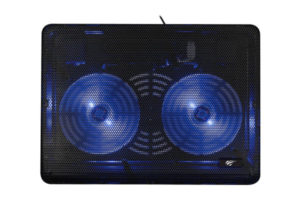 ستاند تبريد الحاسوب Havit HV - F2035 ( Ultra - Slim ) التبريد الأساسي: مروحتان كبيرتان، هيكل نحيف من الألومنيوم، ومحمولية عالية - Eufy iraq